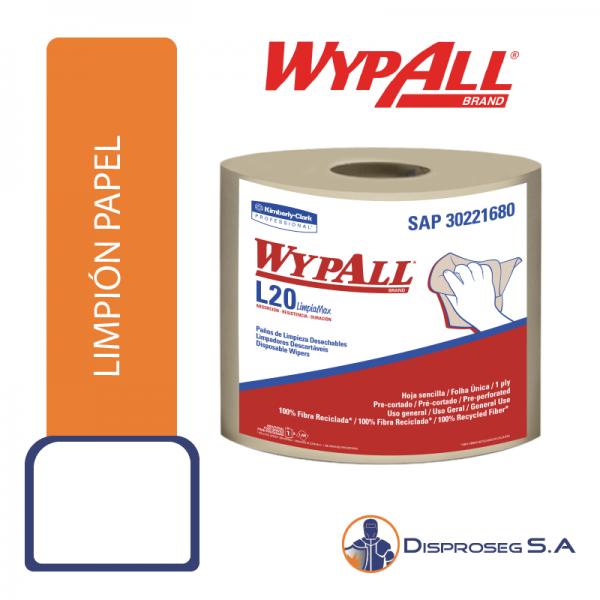 Limpión WypAll L20 – 300 m – Precorte