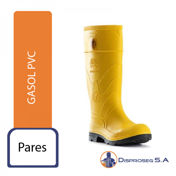 BOTAS GASOL PVC PUNTA DE ACERO