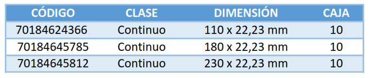 DIAMANTADO LÍNEA PRO CONTINUO DISPROSEG